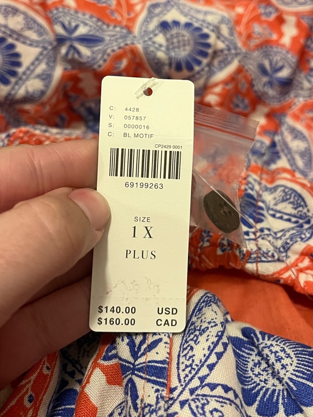 Anthropologie Maeve Tie Front Printed Halter Mini Dress NWT - Picture 7 of 9